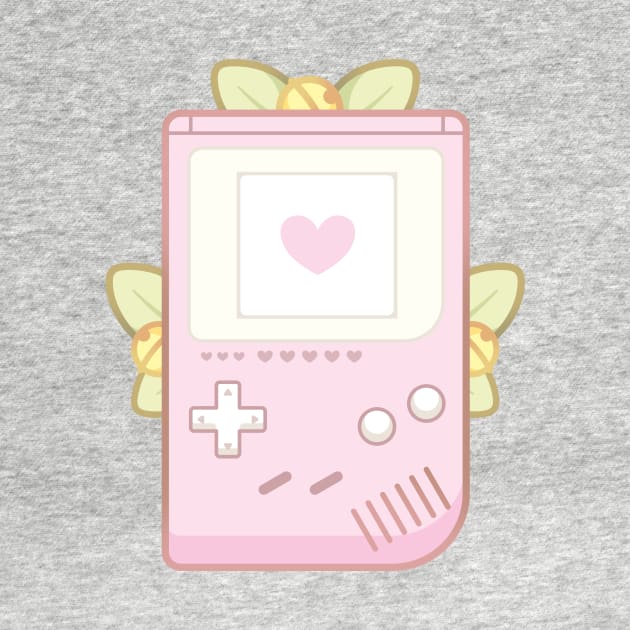 Cute Cozy Pink GameBoy Retro Handheld Console by cSprinkleArt